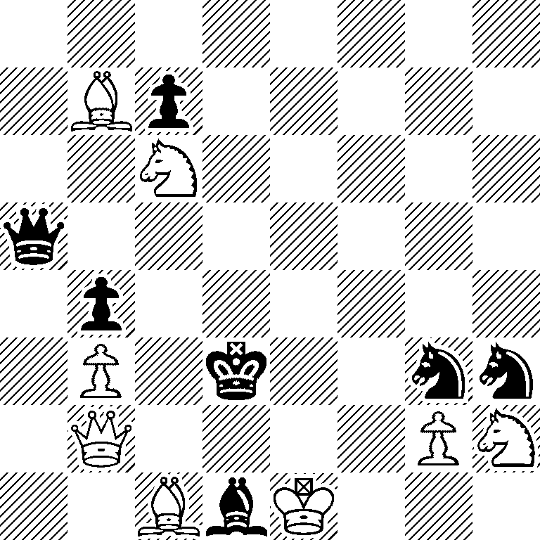 8/1Bp5/2N5/q7/1p6/1P1k2nn/1Q4PN/2BbK3