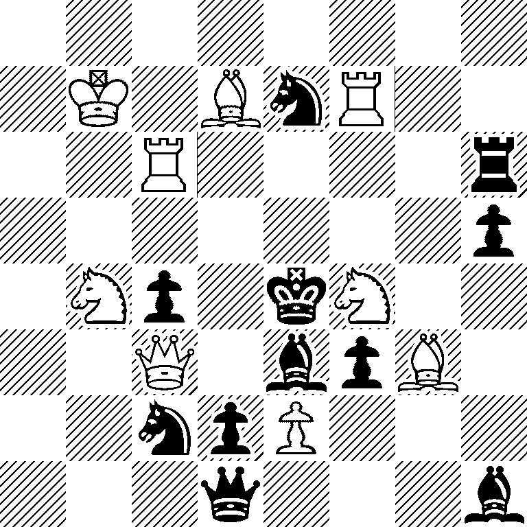 8/1K1BnR2/2R4r/7p/1Np1kN2/2Q1bpB1/2npP3/3q3b