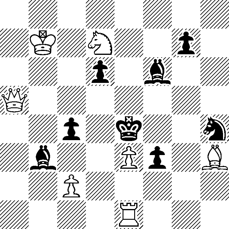 8/1K1N2p1/3p1b2/Q7/2p1k2n/1b2Pp1B/2P5/4R3