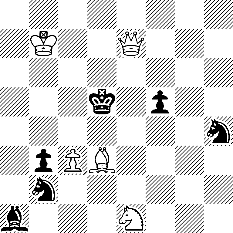 8/1K2Q3/8/3k1p2/7n/1pPB4/1n6/b3N3