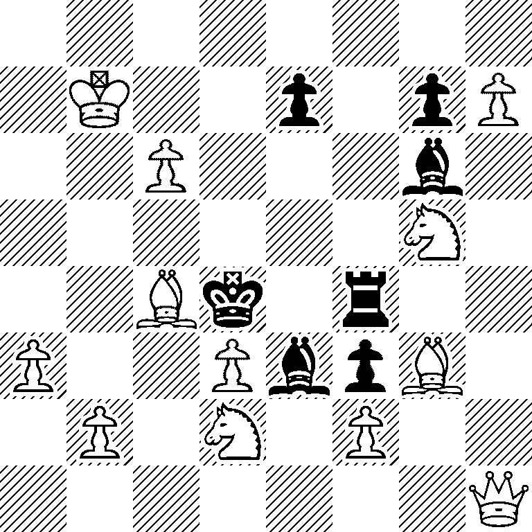 8/1K2p1pP/2P3b1/6N1/2Bk1r2/P2PbpB1/1P1N1P2/7Q