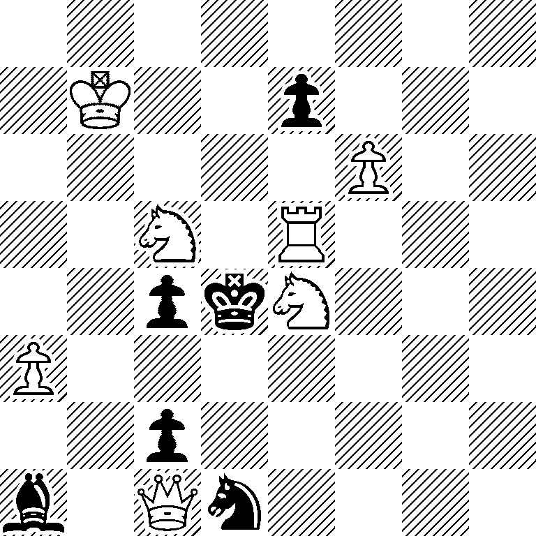 8/1K2p3/5P2/2N1R3/2pkN3/P7/2p5/b1Qn4