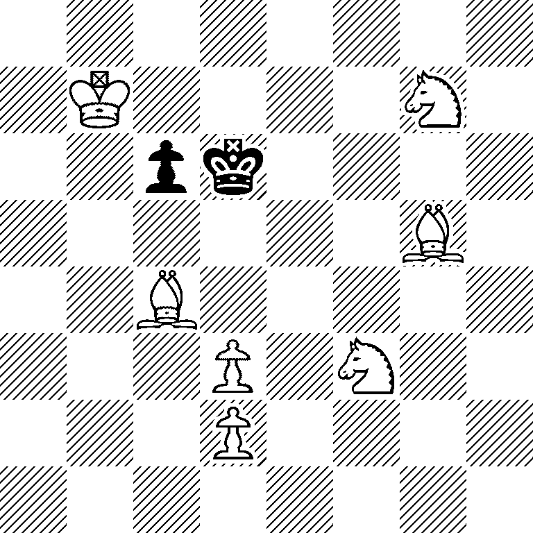 8/1K4N1/2pk4/6B1/2B5/3P1N2/3P4/8