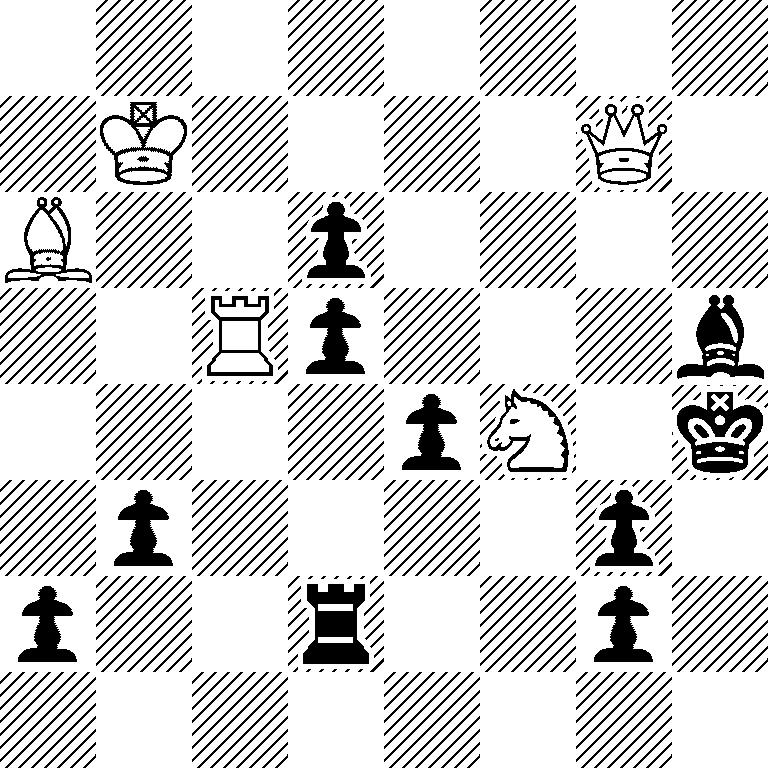 8/1K4Q1/B2p4/2Rp3b/4pN1k/1p4p1/p2r2p1/8