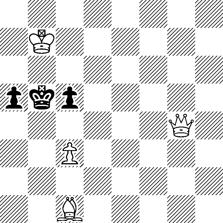 8/1K6/8/pkp5/6Q1/2P5/8/2B5