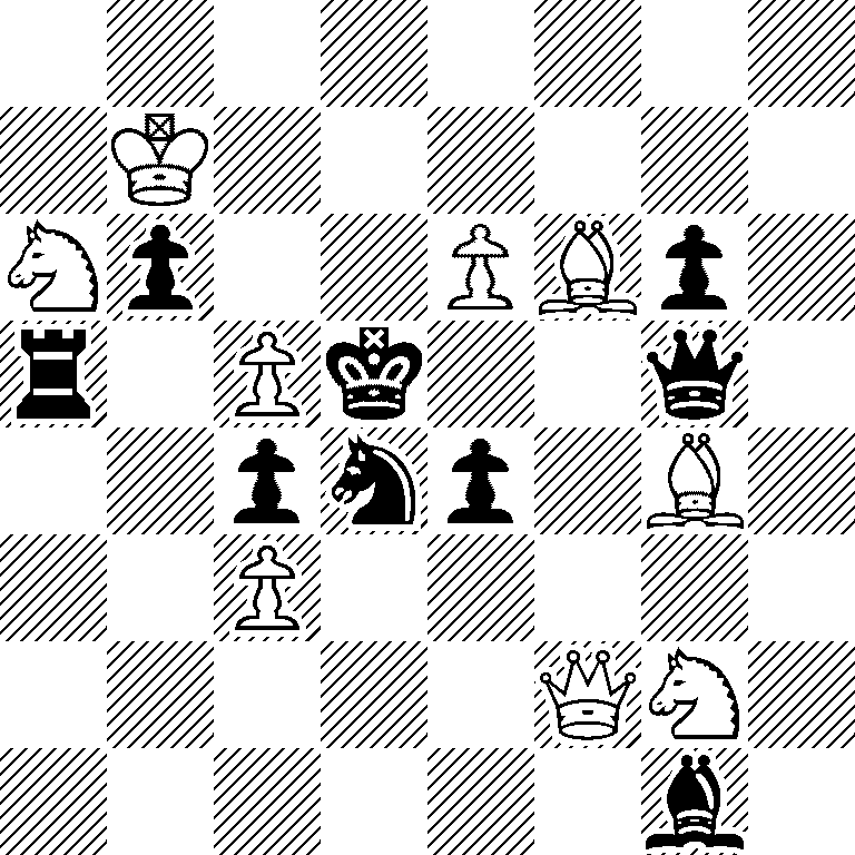 8/1K6/Np2PBp1/r1Pk2q1/2pnp1B1/2P5/5QN1/6b1