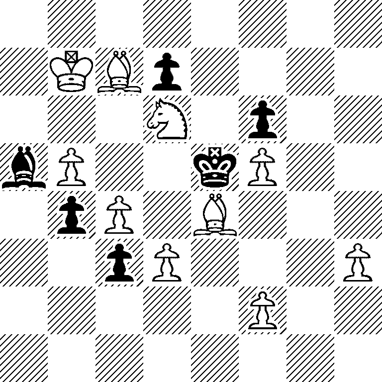 8/1KBp4/3N1p2/bP2kP2/1pP1B3/2pP3P/5P2/8