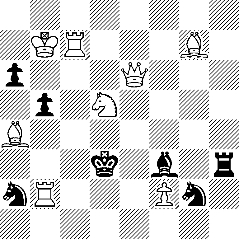 8/1KR3B1/p3Q3/1p1N4/B7/3k1b1r/nR3Pn1/8