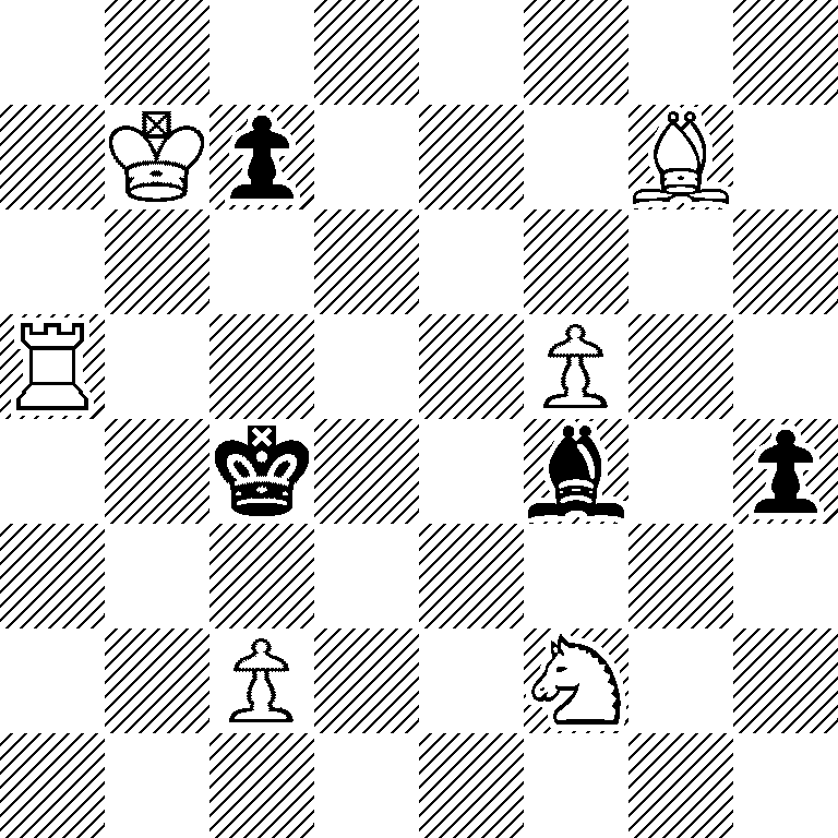 8/1Kp3B1/8/R4P2/2k2b1p/8/2P2N2/8