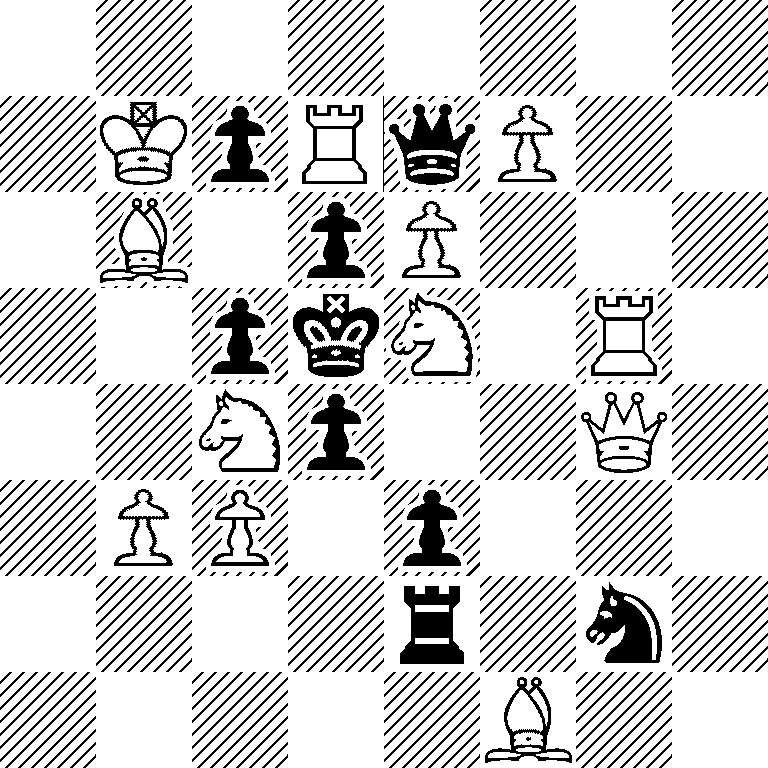 8/1KpRqP2/1B1pP3/2pkN1R1/2Np2Q1/1PP1p3/4r1n1/5B2