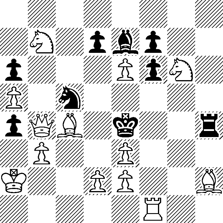 8/1N1pbp2/p3PpN1/P1n5/pQB1k2r/1P2P3/K2PP2B/5R2