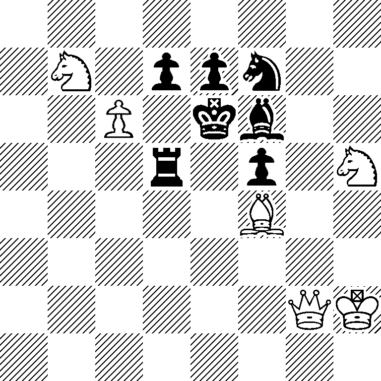 8/1N1ppn2/2P1kb2/3r1p1N/5B2/8/6QK/8
