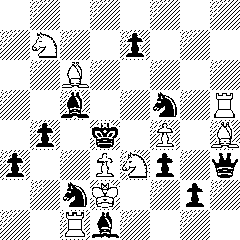 8/1N2p3/2B5/2b2n1R/1p1k1P1B/p2PNp1q/2nK2p1/2Rb4