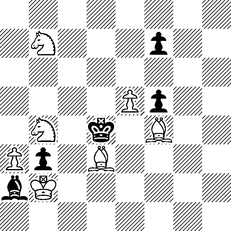 8/1N3p2/8/4Pp2/1N1k1B2/Pp1B4/bK6/8