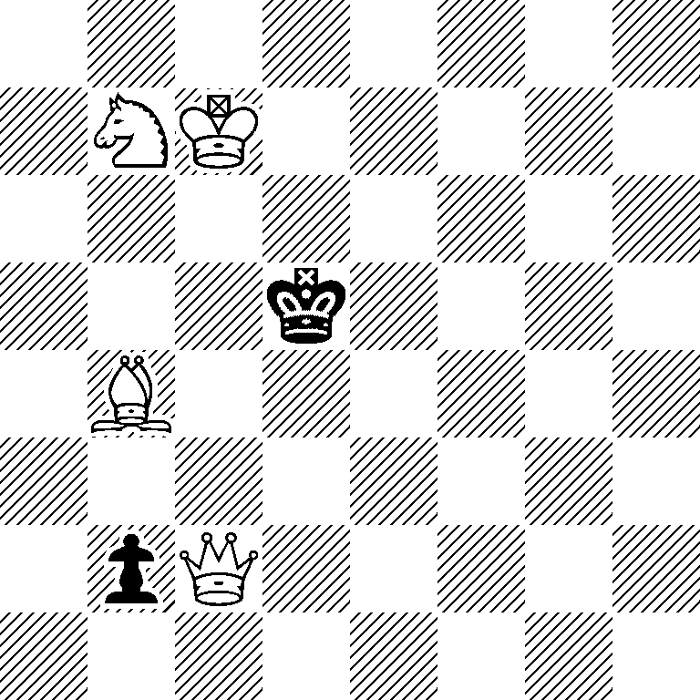 8/1NK5/8/3k4/1B6/8/1pQ5/8