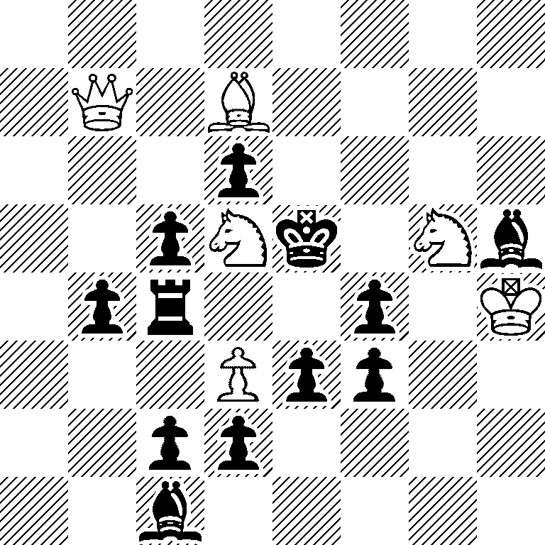 8/1Q1B4/3p4/2pNk1Nb/1pr2p1K/3Ppp2/2pp4/2b5