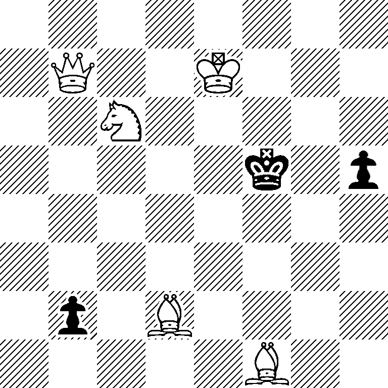 8/1Q2K3/2N5/5k1p/8/8/1p1B4/5B2