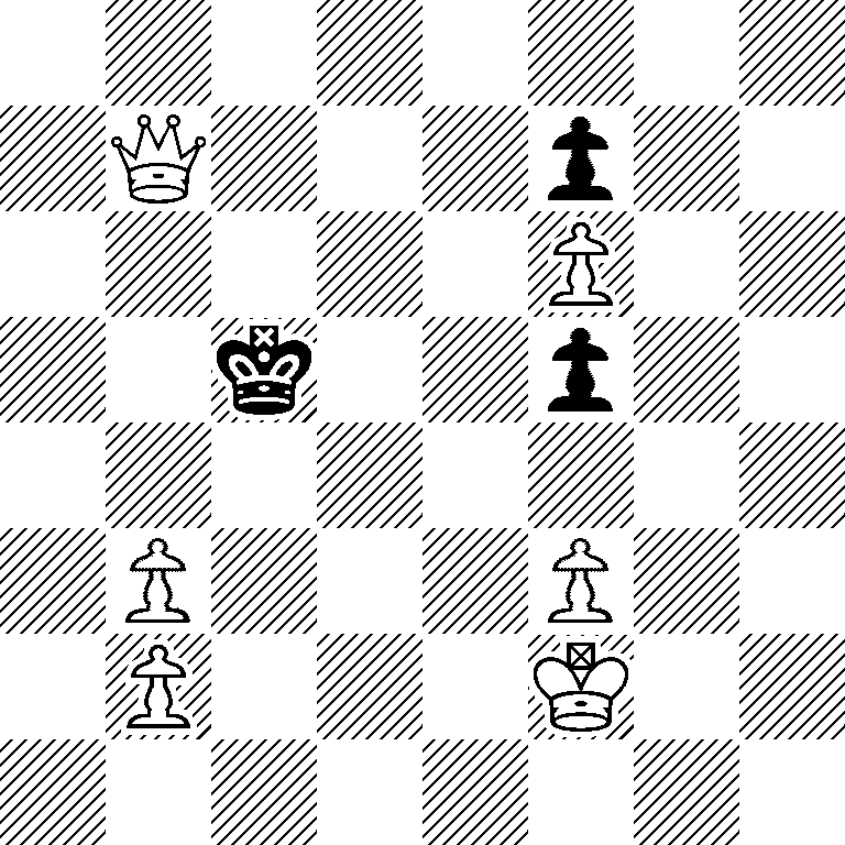 8/1Q3p2/5P2/2k2p2/8/1P3P2/1P3K2/8