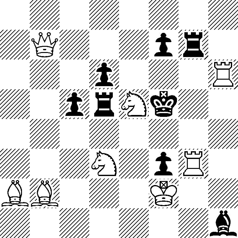 8/1Q3pr1/3p3R/2prNk2/8/3N1pR1/BB3K2/7b