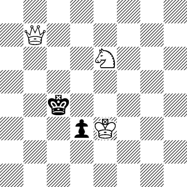 8/1Q6/4N3/8/2k5/3pK3/8/8
