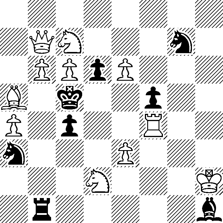 8/1QN3n1/1PPpP3/B1k2p2/P1p2R2/n3P3/3N3K/1r5b