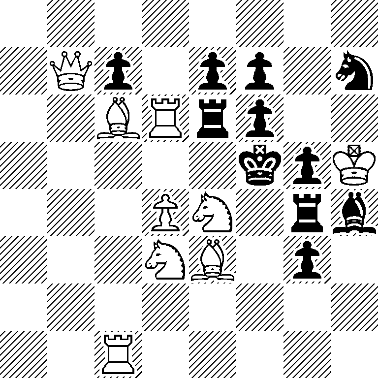 8/1Qp1pp1n/2BRrp2/5kpK/3PN1rb/3NB1p1/8/2R5