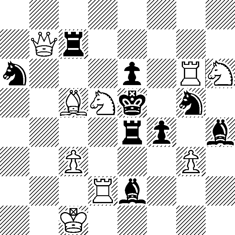 8/1Qr5/n3p1RN/2BNk1n1/4rp1b/2P3P1/3Rb3/2K5