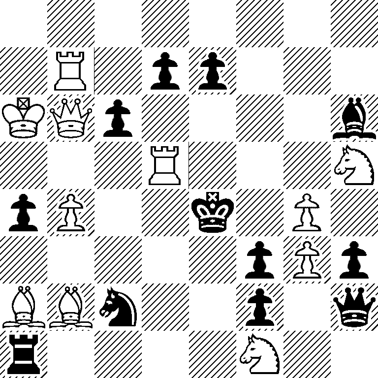 8/1R1pp3/KQp4b/3R3N/pP2k1P1/5pPp/BBn2p1q/r4N2