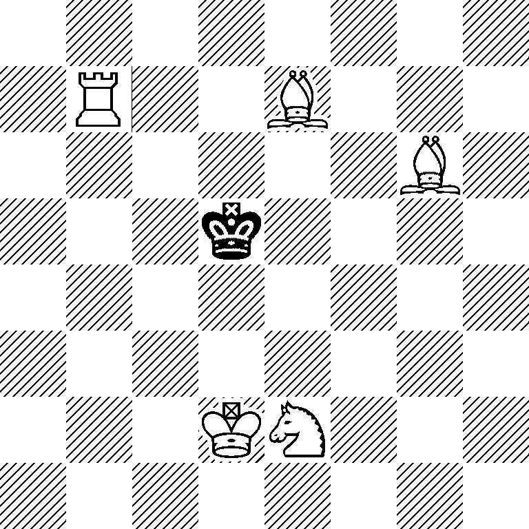 8/1R2B3/6B1/3k4/8/8/3KN3/8