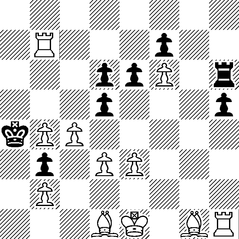 8/1R3p2/3ppP1r/3p3p/kPP5/1p1PP3/1P6/3BK1BR