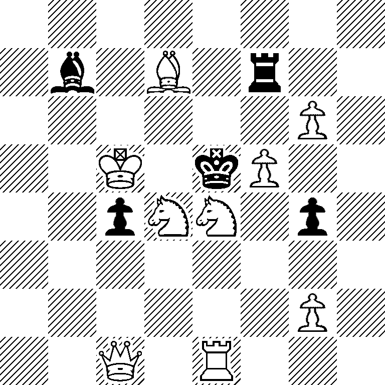 8/1b1B1r2/6P1/2K1kP2/2pNN1p1/8/6P1/2Q1R3