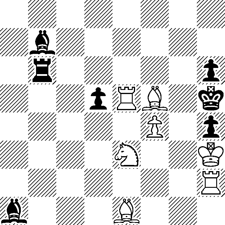 8/1b6/1r5p/3pRB1k/5P1p/4N2K/7R/b3B3