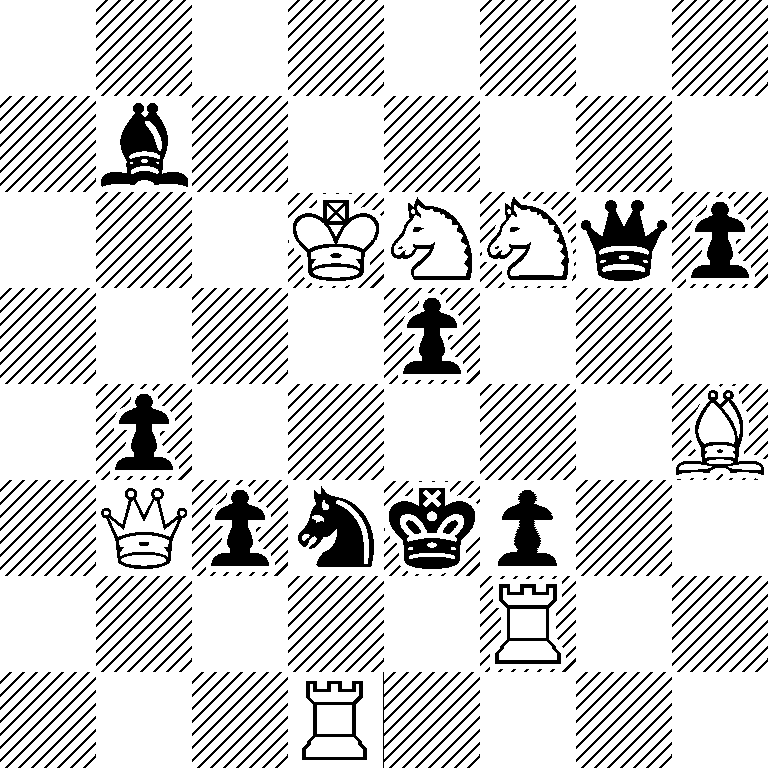 8/1b6/3KNNqp/4p3/1p5B/1Qpnkp2/5R2/3R4