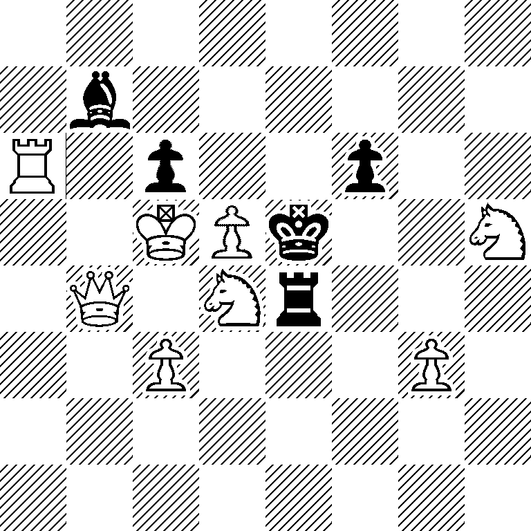 8/1b6/R1p2p2/2KPk2N/1Q1Nr3/2P3P1/8/8