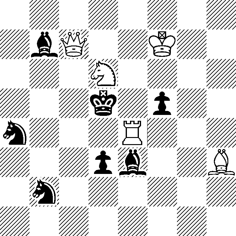 8/1bQ2K2/3N4/3k1p2/n3R3/3pb2B/1n6/8