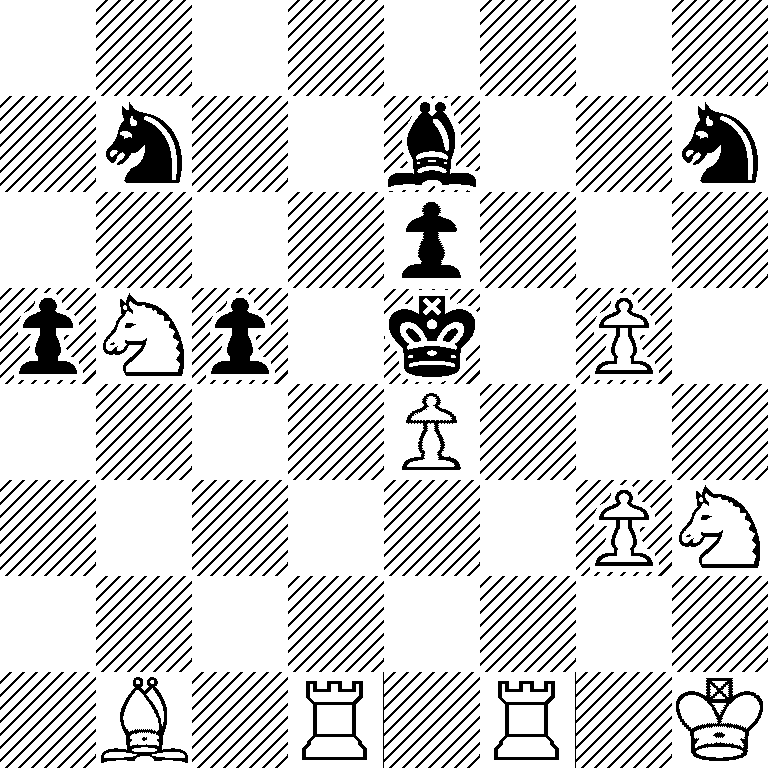 8/1n2b2n/4p3/pNp1k1P1/4P3/6PN/8/1B1R1R1K