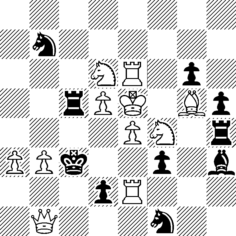 8/1n6/3NR1p1/2rPK1Bp/4PN1r/PPk2p1b/3pR3/1Q3n2
