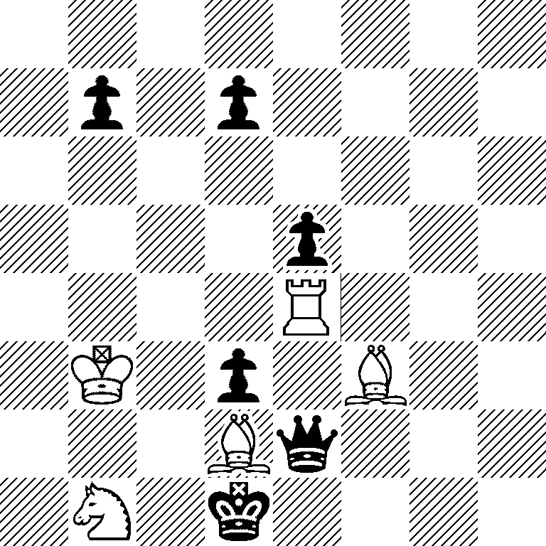 8/1p1p4/8/4p3/4R3/1K1p1B2/3Bq3/1N1k4