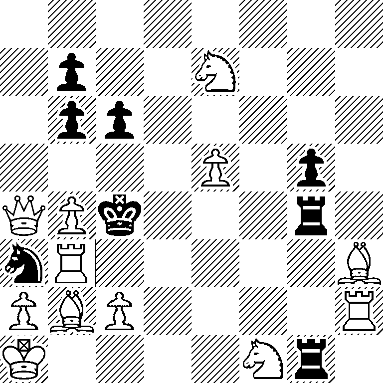 8/1p2N3/1pp5/4P1p1/QPk3r1/nR5B/PBP4R/K4Nr1