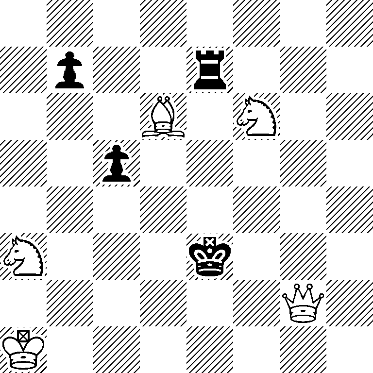 8/1p2r3/3B1N2/2p5/8/N3k3/6Q1/K7