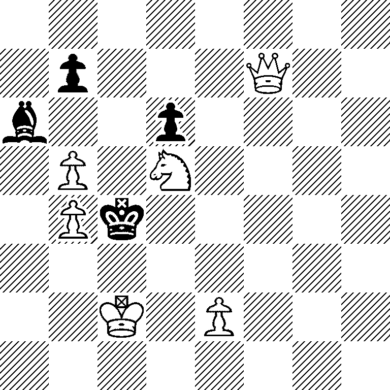 8/1p3Q2/b2p4/1P1N4/1Pk5/8/2K1P3/8