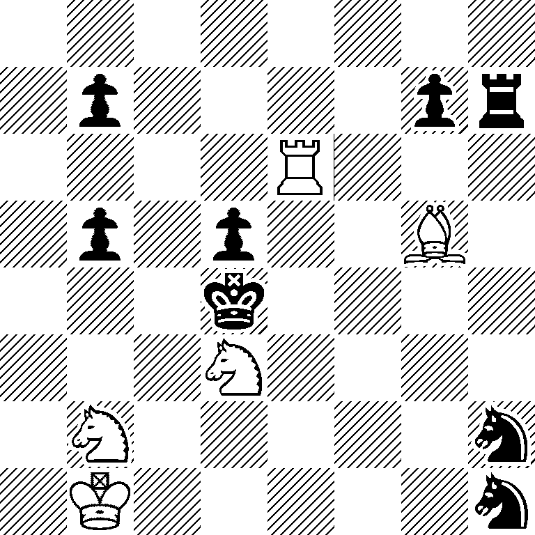 8/1p4pr/4R3/1p1p2B1/3k4/3N4/1N5n/1K5n