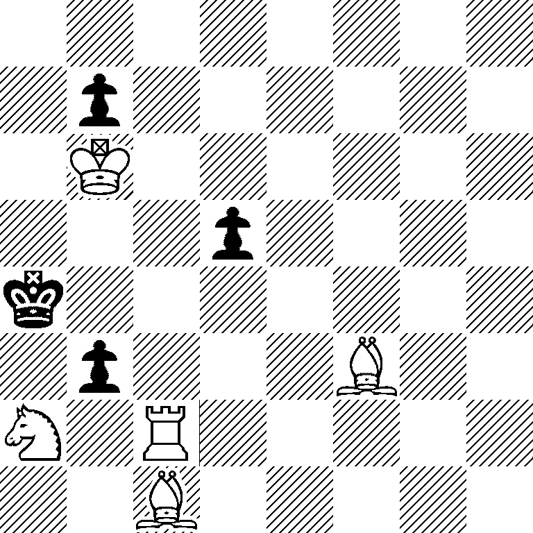 8/1p6/1K6/3p4/k7/1p3B2/N1R5/2B5