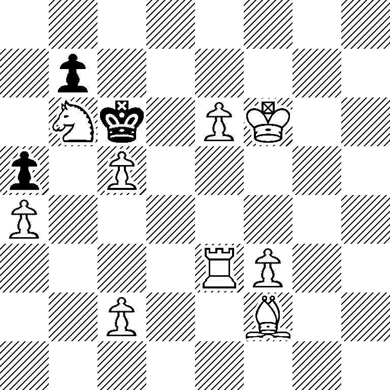 8/1p6/1Nk1PK2/p1P5/P7/4RP2/2P2B2/8