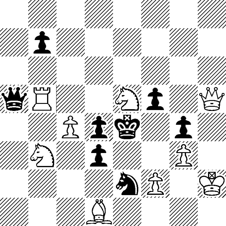 8/1p6/8/qR2Np1Q/2Ppk1p1/1N1p2P1/4nP1K/3B4