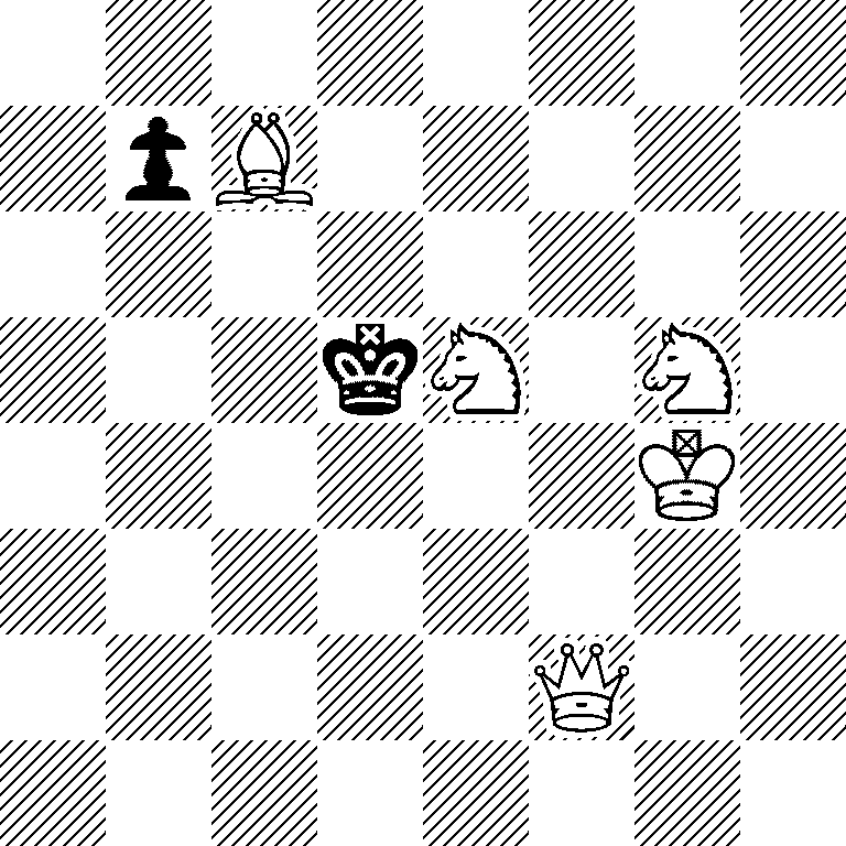 8/1pB5/8/3kN1N1/6K1/8/5Q2/8
