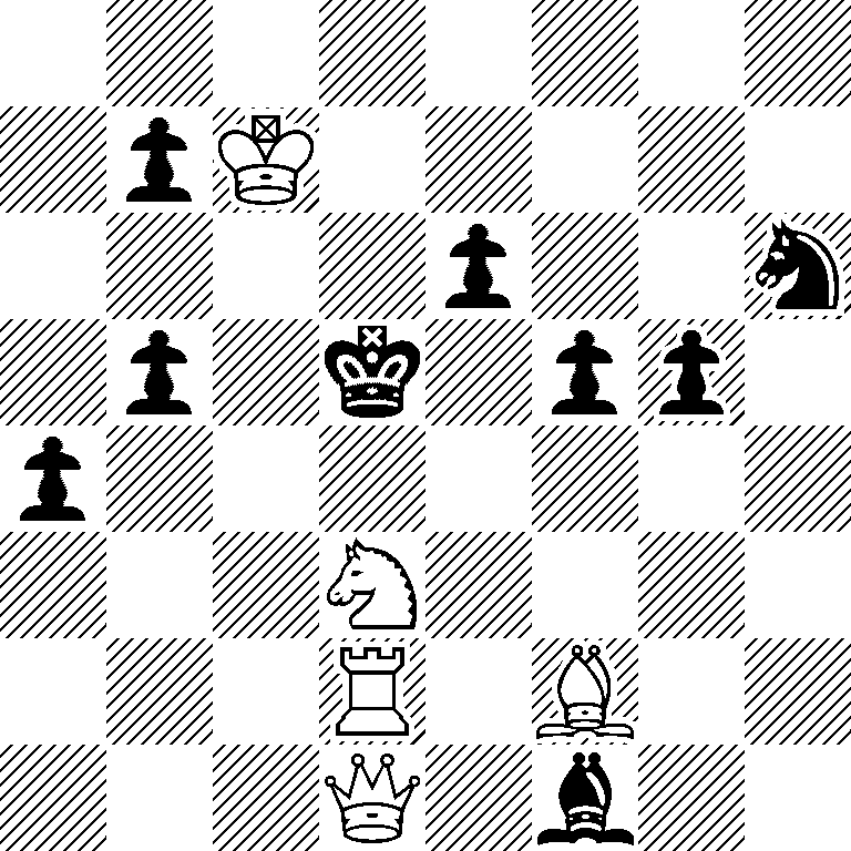 8/1pK5/4p2n/1p1k1pp1/p7/3N4/3R1B2/3Q1b2
