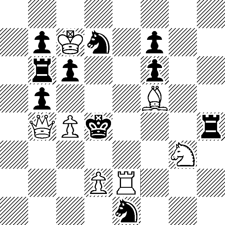 8/1pKn1p2/1rp2p2/1p3B2/1QPk3r/6N1/3PR3/4n3