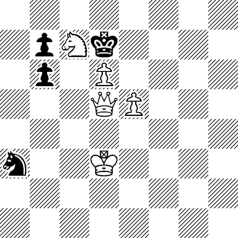 8/1pNk4/1p1P4/3QP3/8/n2K4/8/8