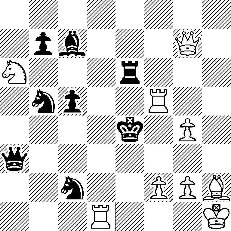8/1pb3Q1/N3r3/1np2R2/4k1P1/q7/2n2PPB/3R3K